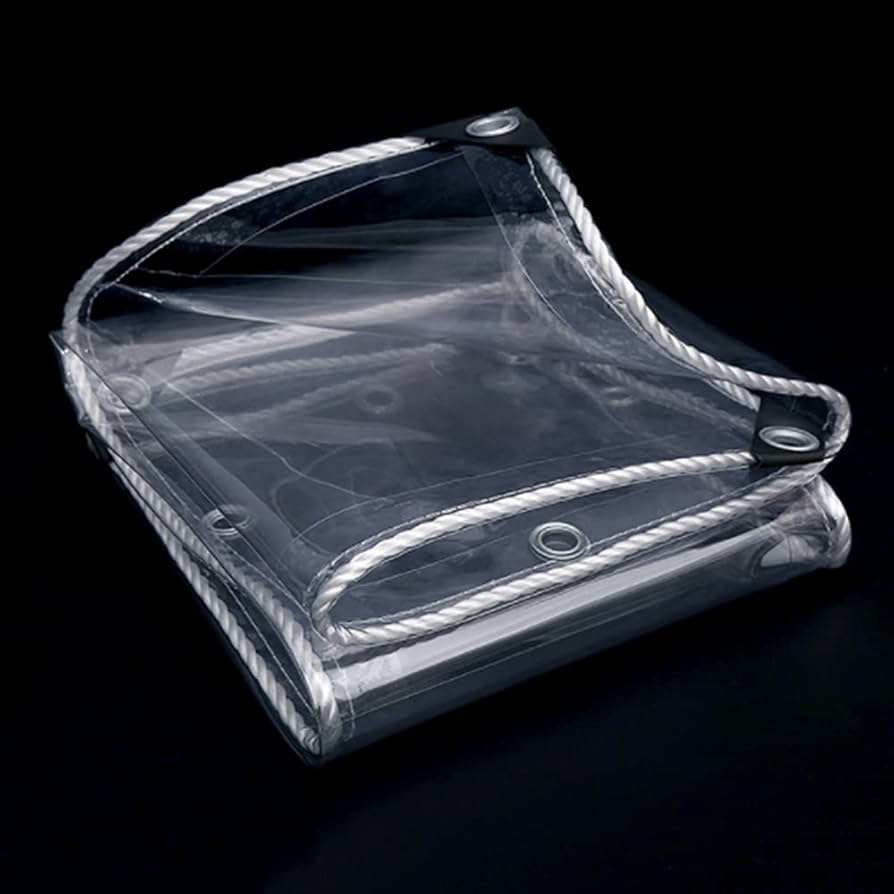 Amazon.com: SagaSave 78 x 118 Ft Large Clear Tarpaulin with